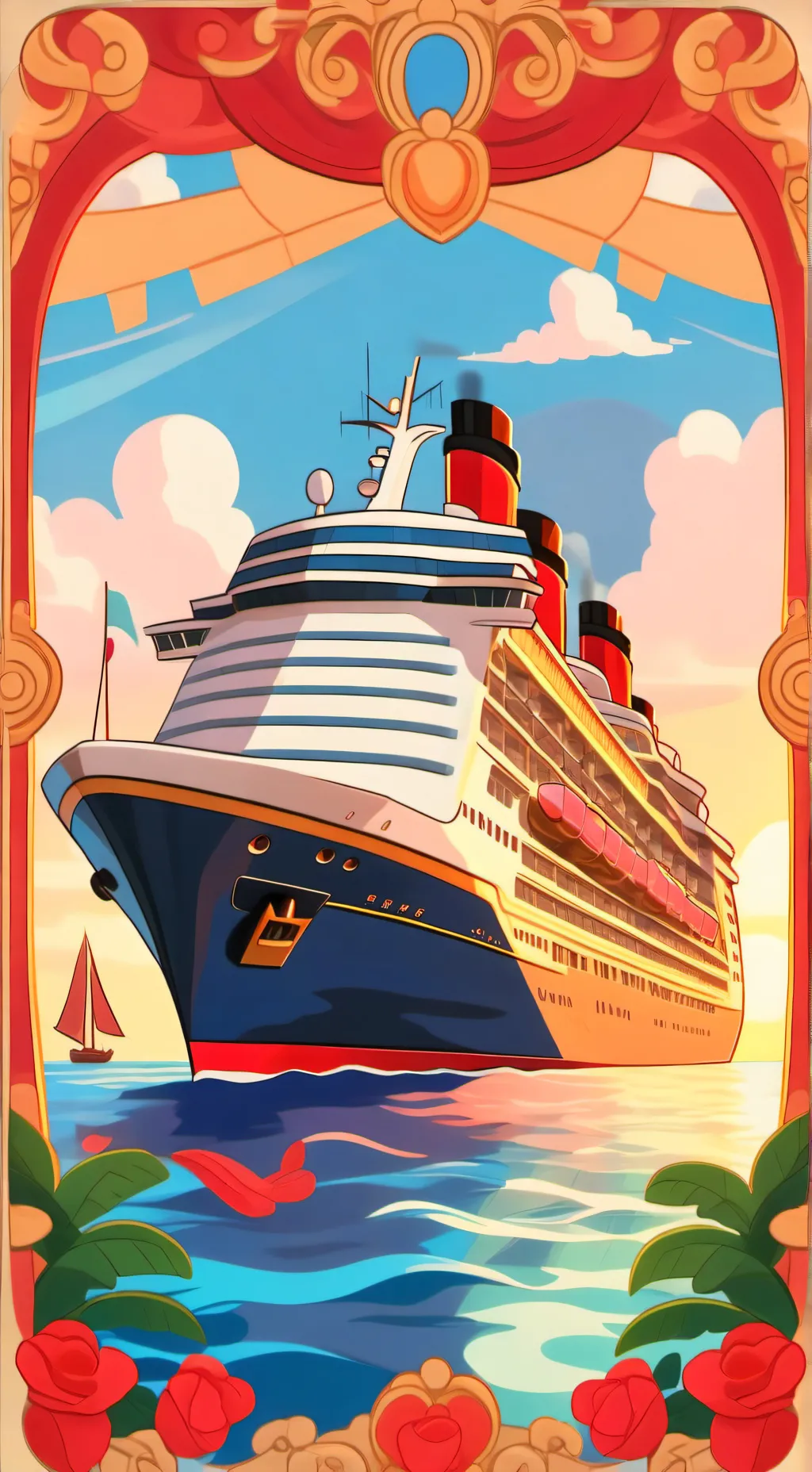 ai character: HH cruise!(angels) background