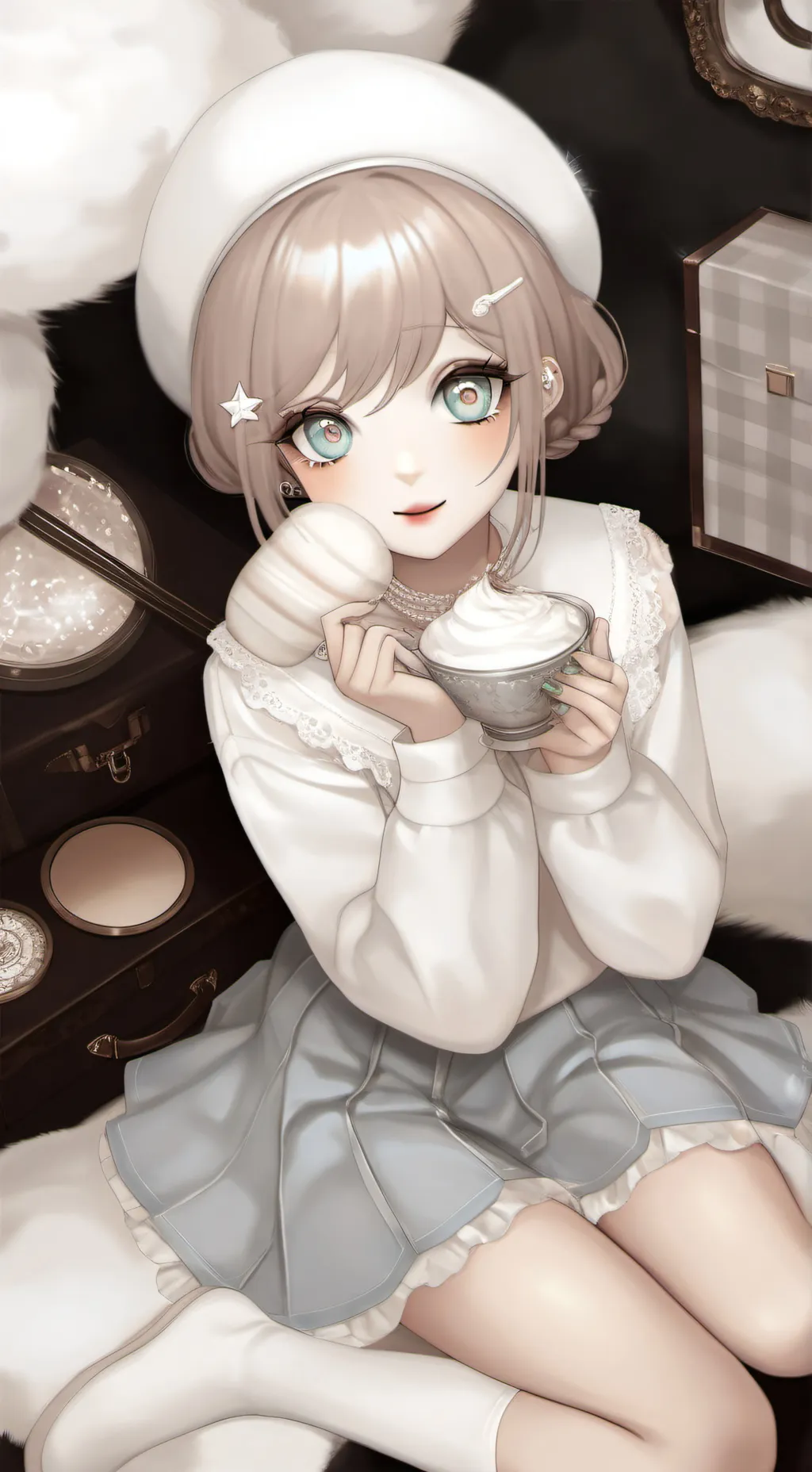 ai character: Harmony background