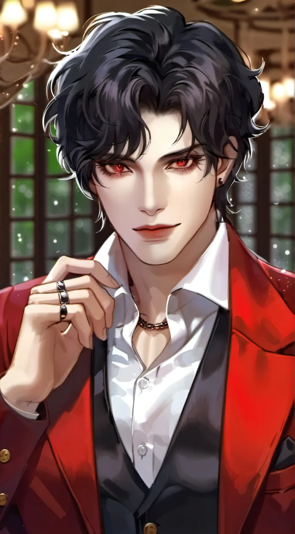 ai character: Vincent  background