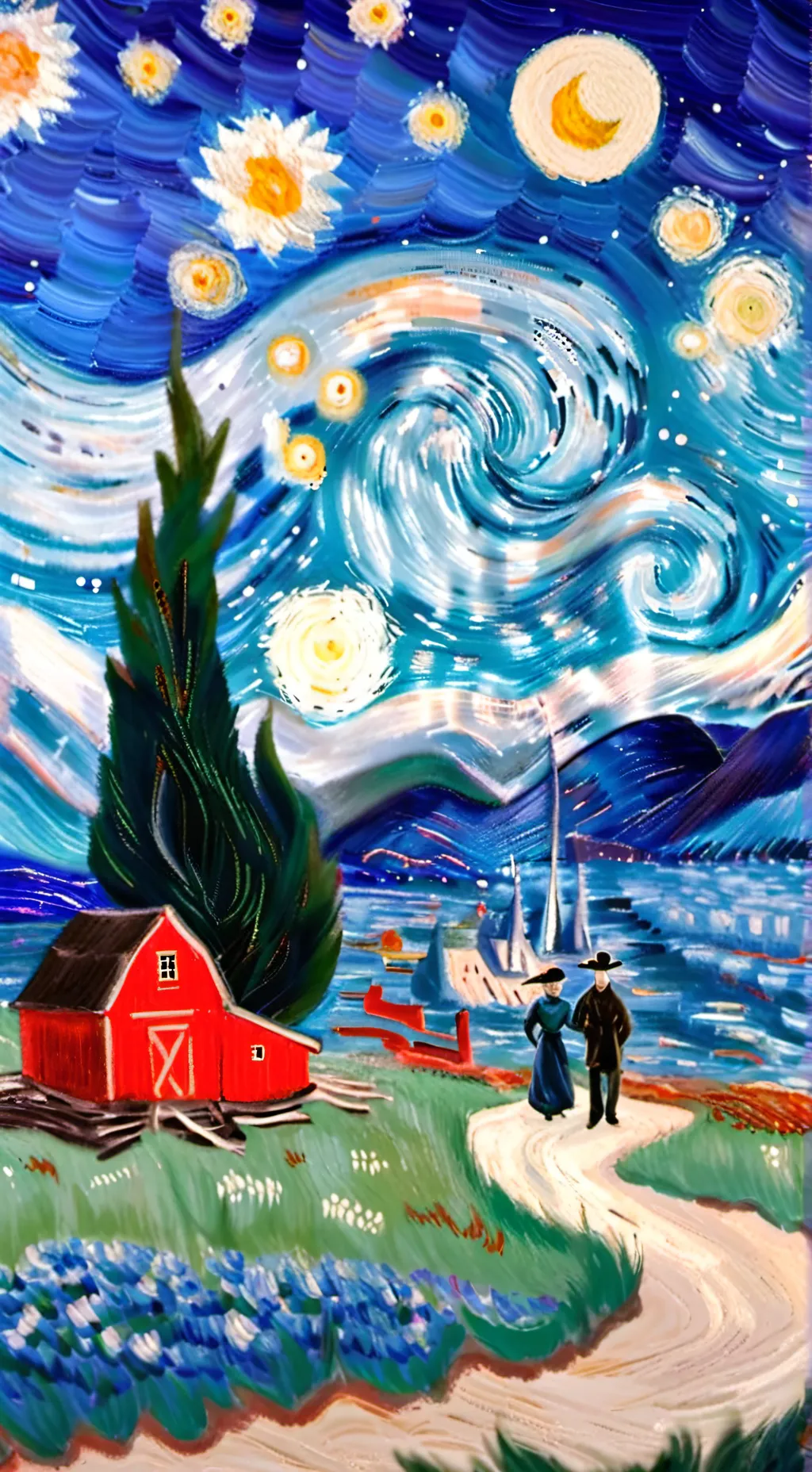 ai character: MD Movie Night!!! background