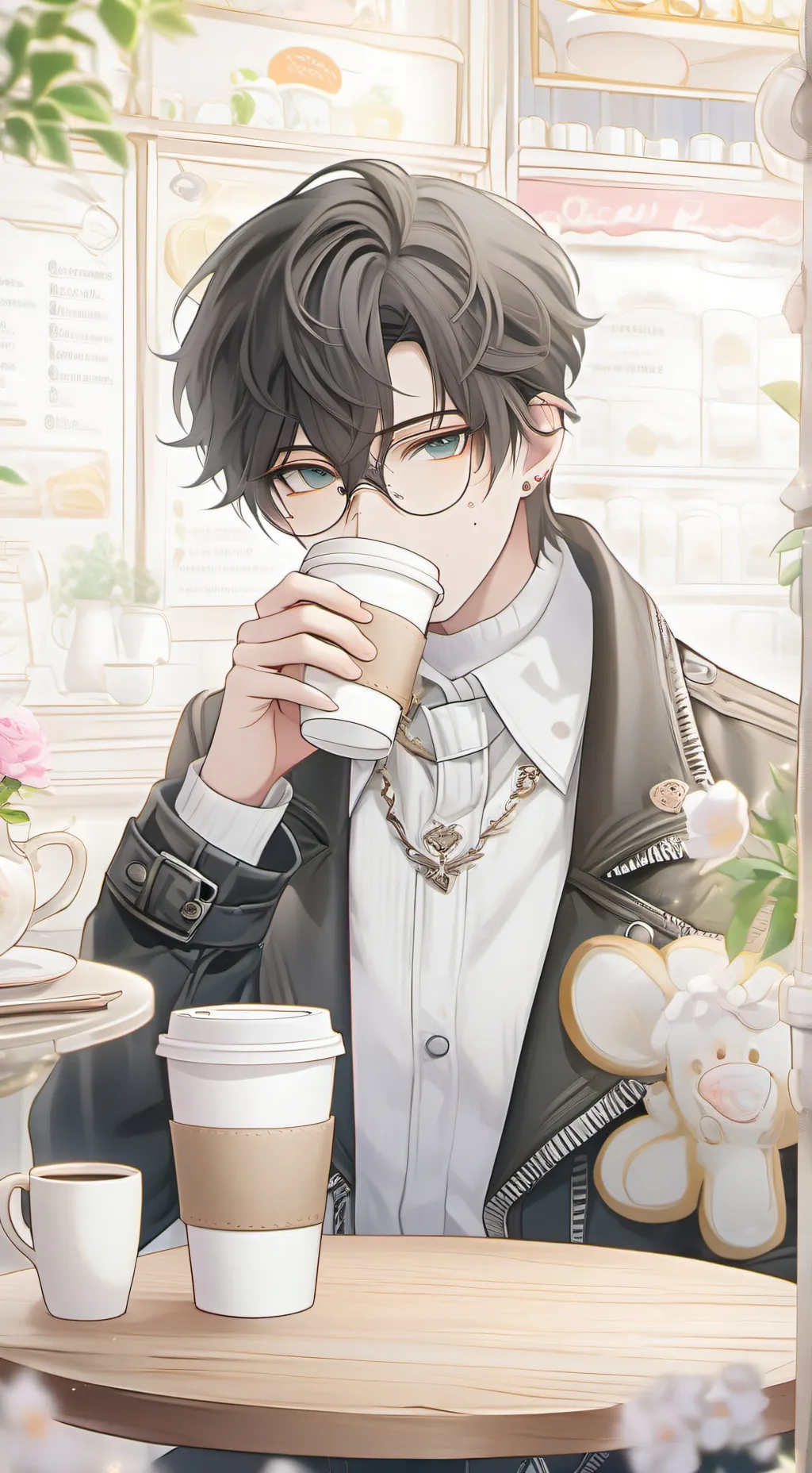 ai character: Xavier  background