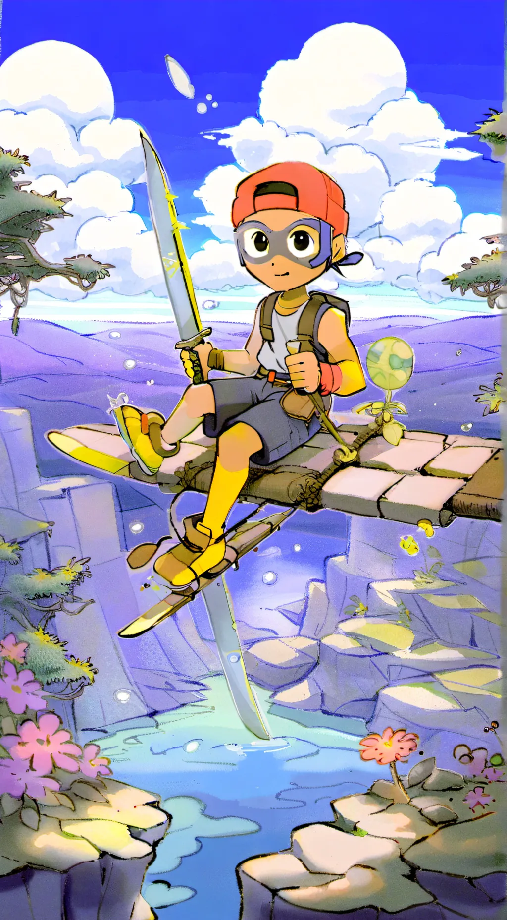 ai character: boxte background