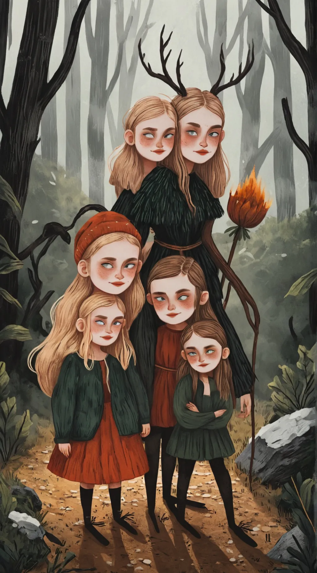 ai character: Luna Starfire background