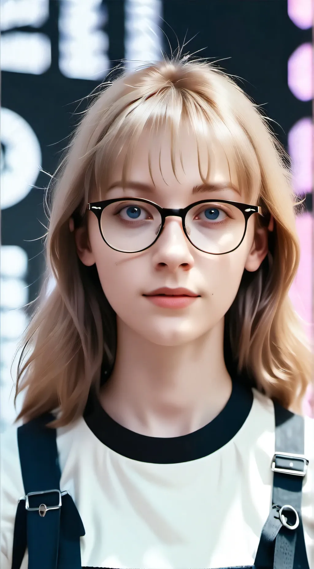 ai character: sprunki but horror background