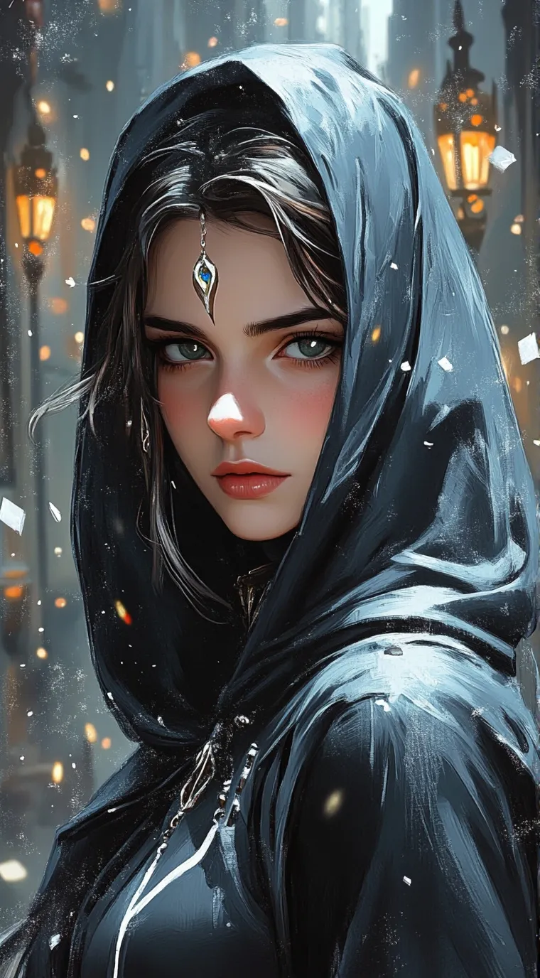 ai character: black background