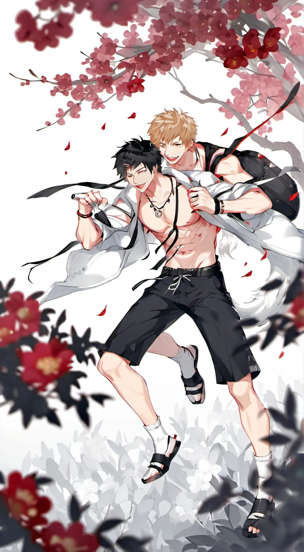 ai character: bakudeku 🏳️‍🌈🏳️‍🌈 background