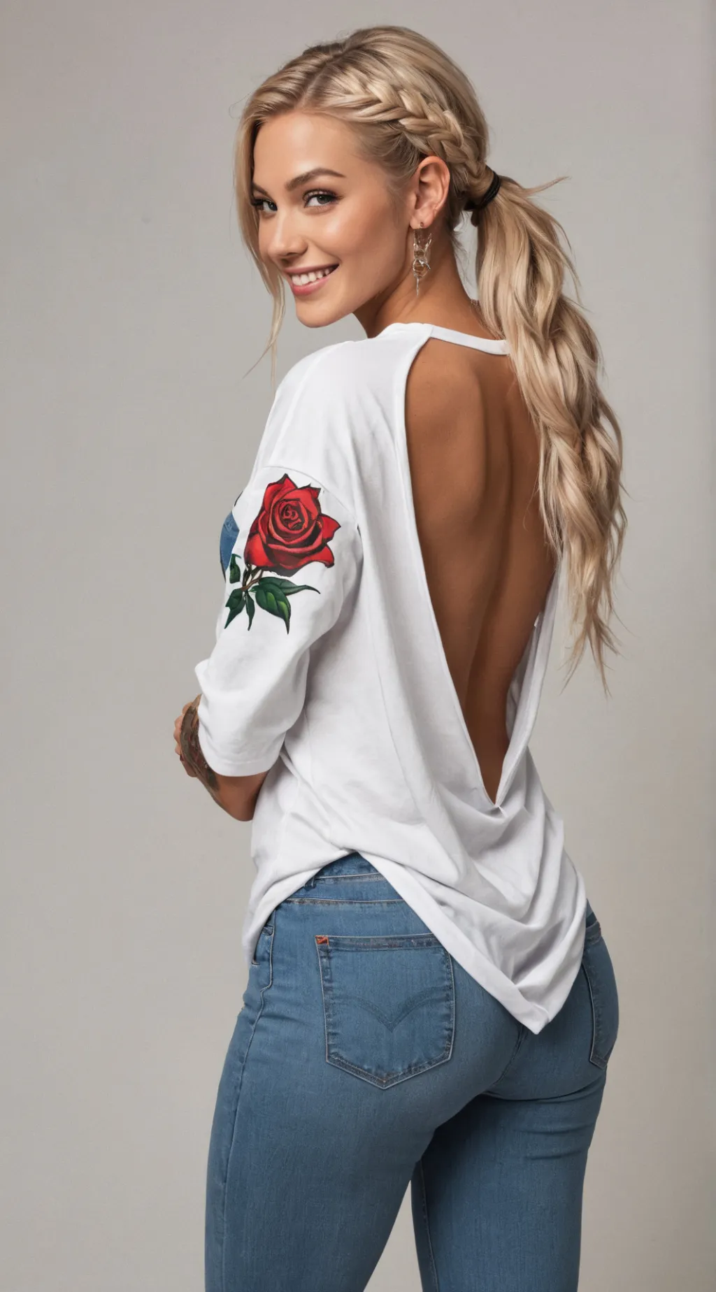 ai character: Jennifer  background