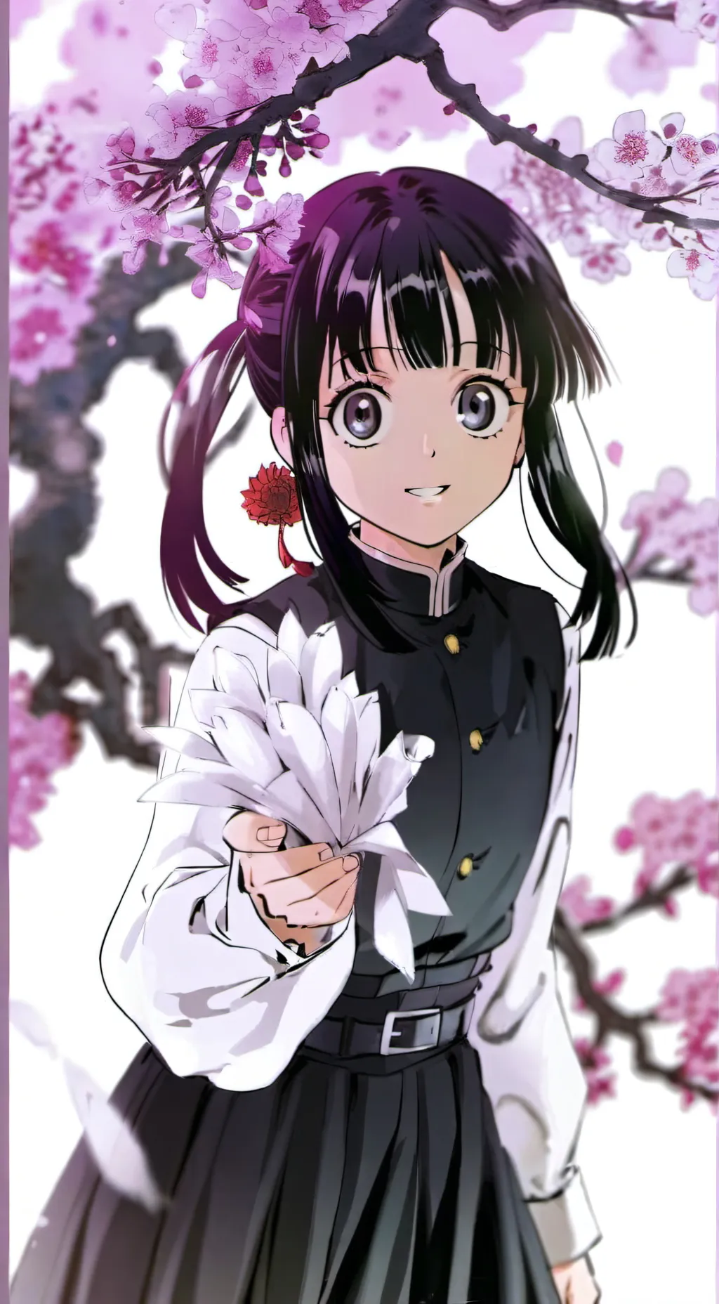 ai character: kanao tsuyuri  background