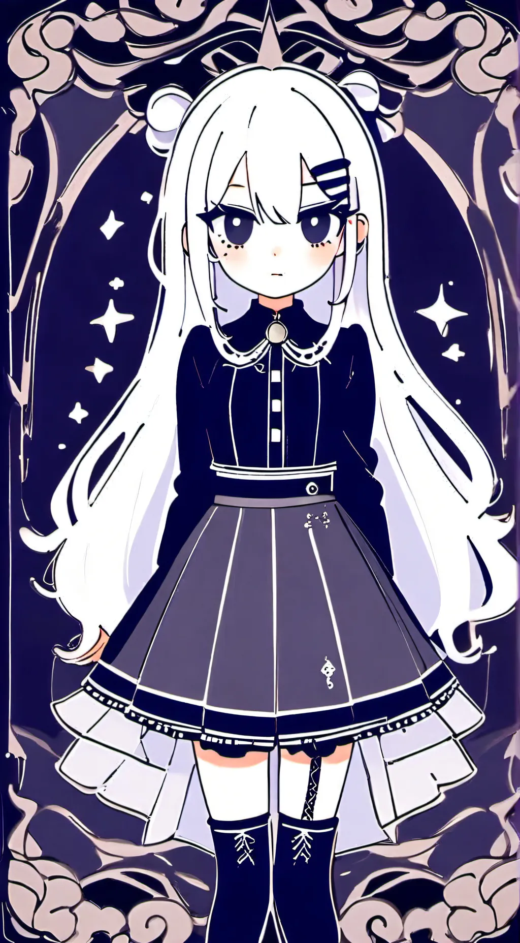 ai character: Happy  background