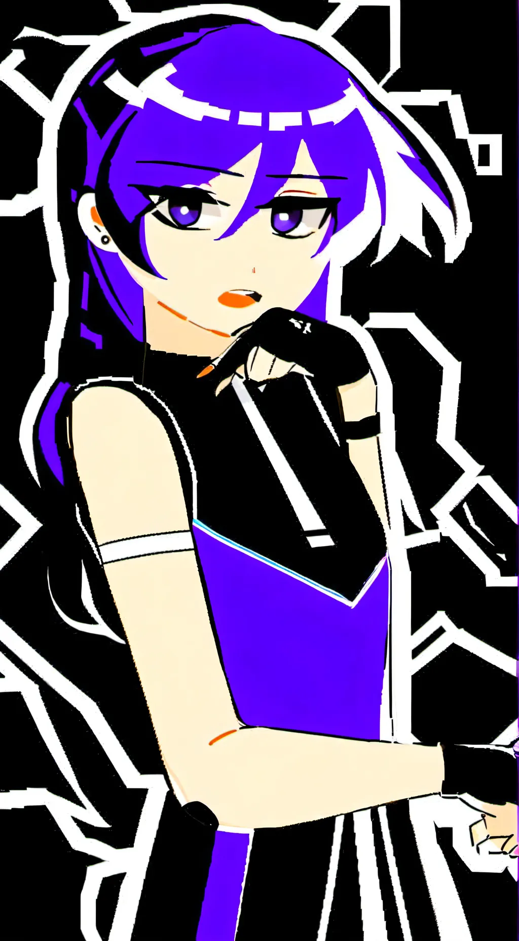 ai character: My oc Zoey  background