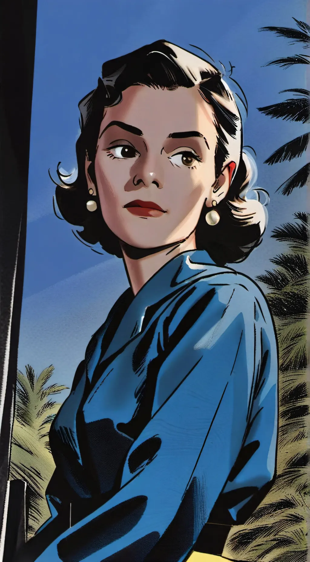 ai character: Ebony Sultan  background