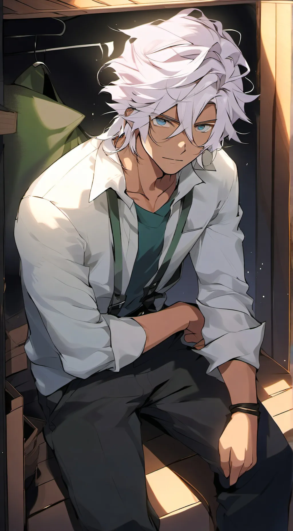 ai character: The Boy In Closet background