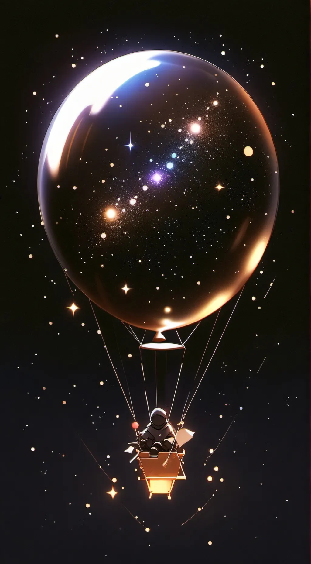 ai character: Deformed balloon background