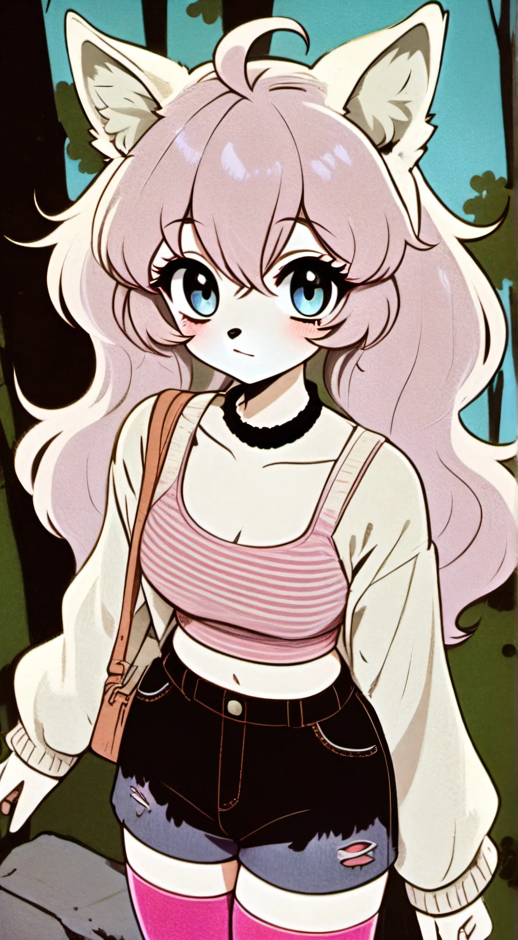 ai character: kitty background