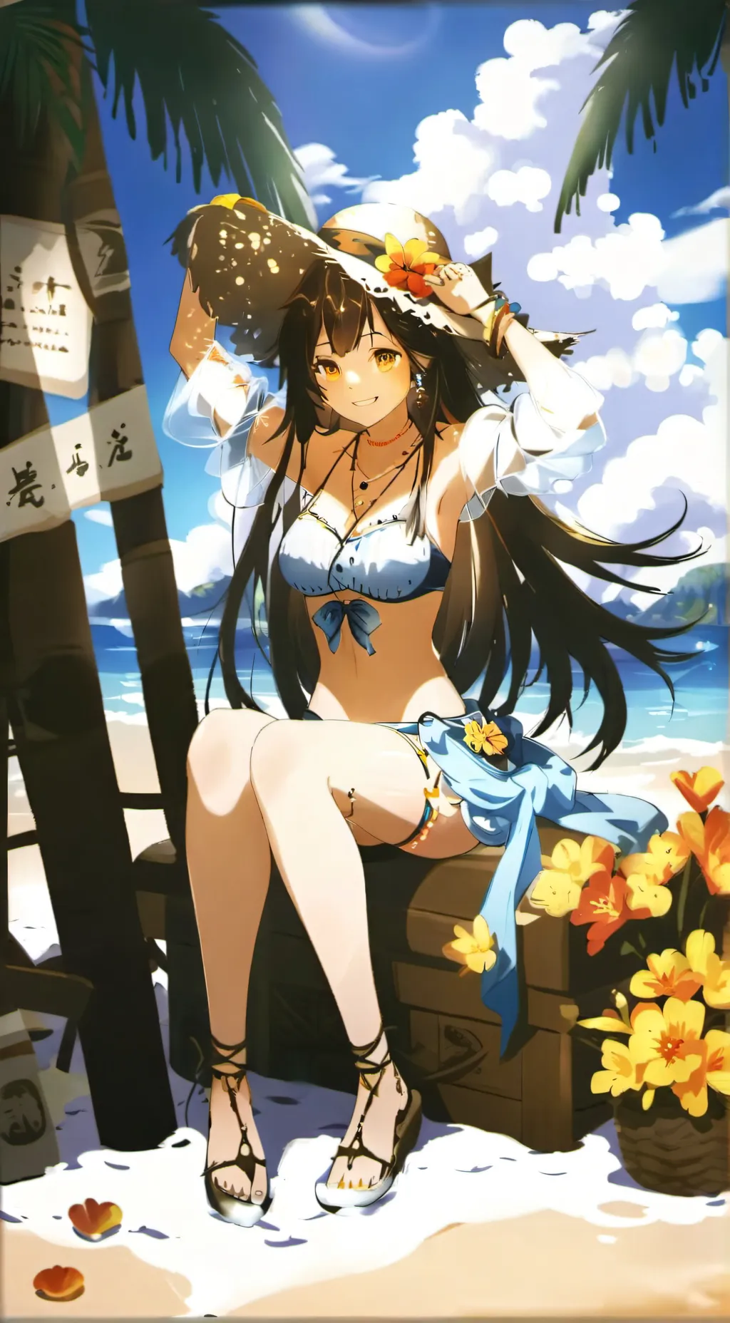 ai character: Luna background