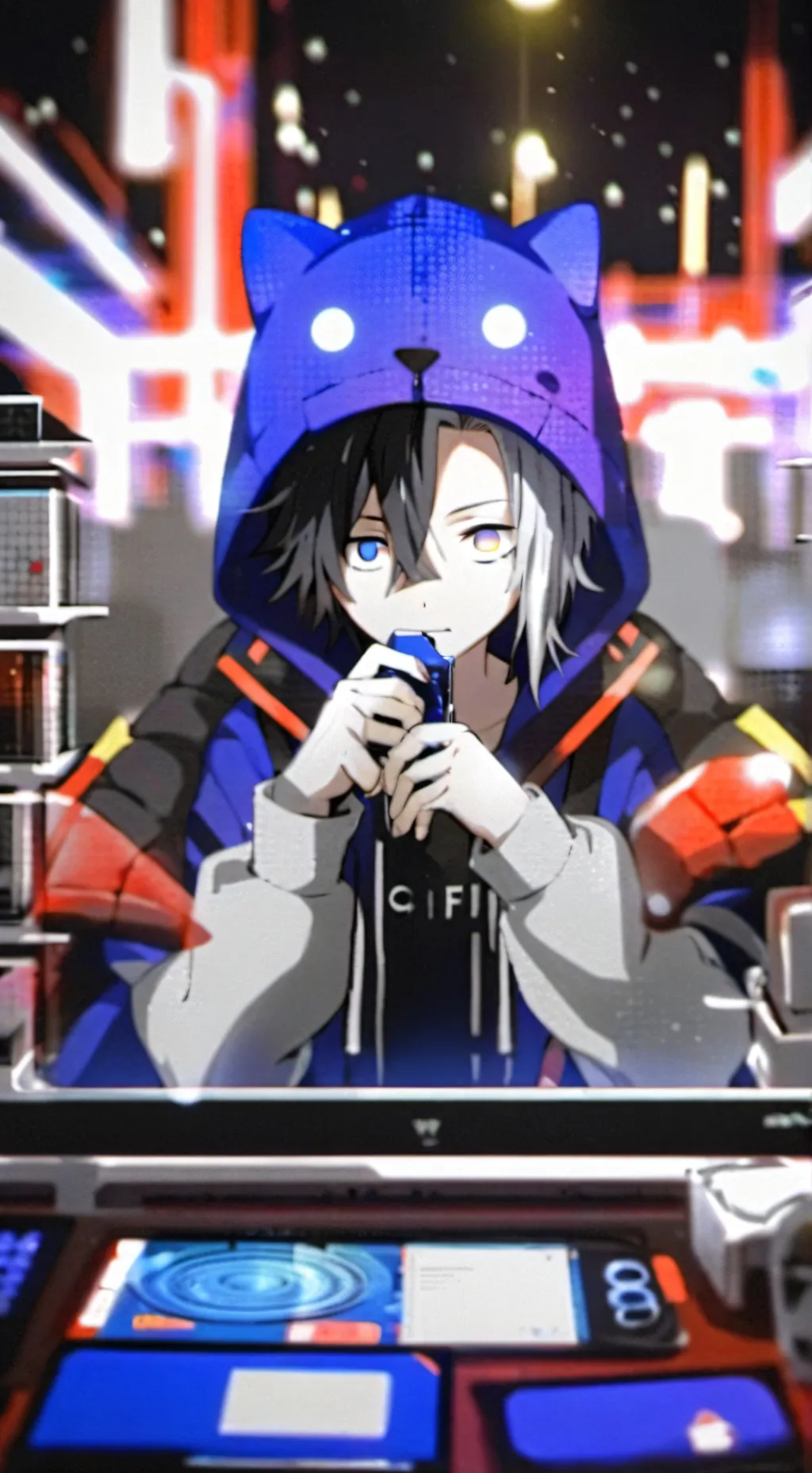 ai character: Villain BNHA background