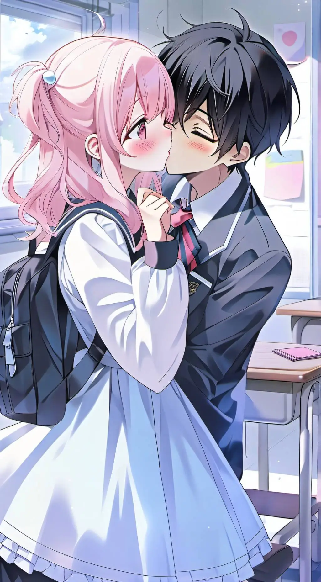 ai character: My School Life background