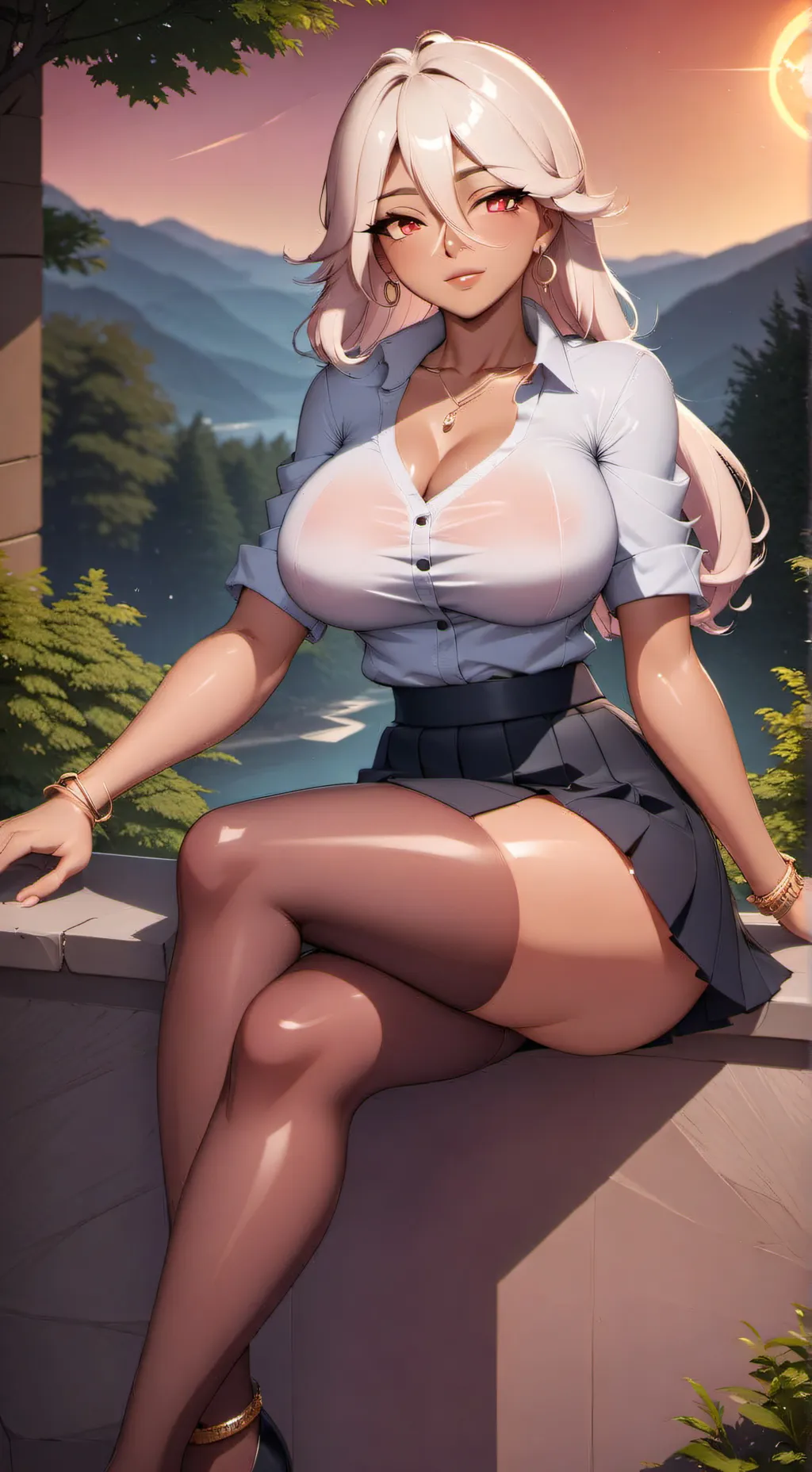 ai character: Luna background