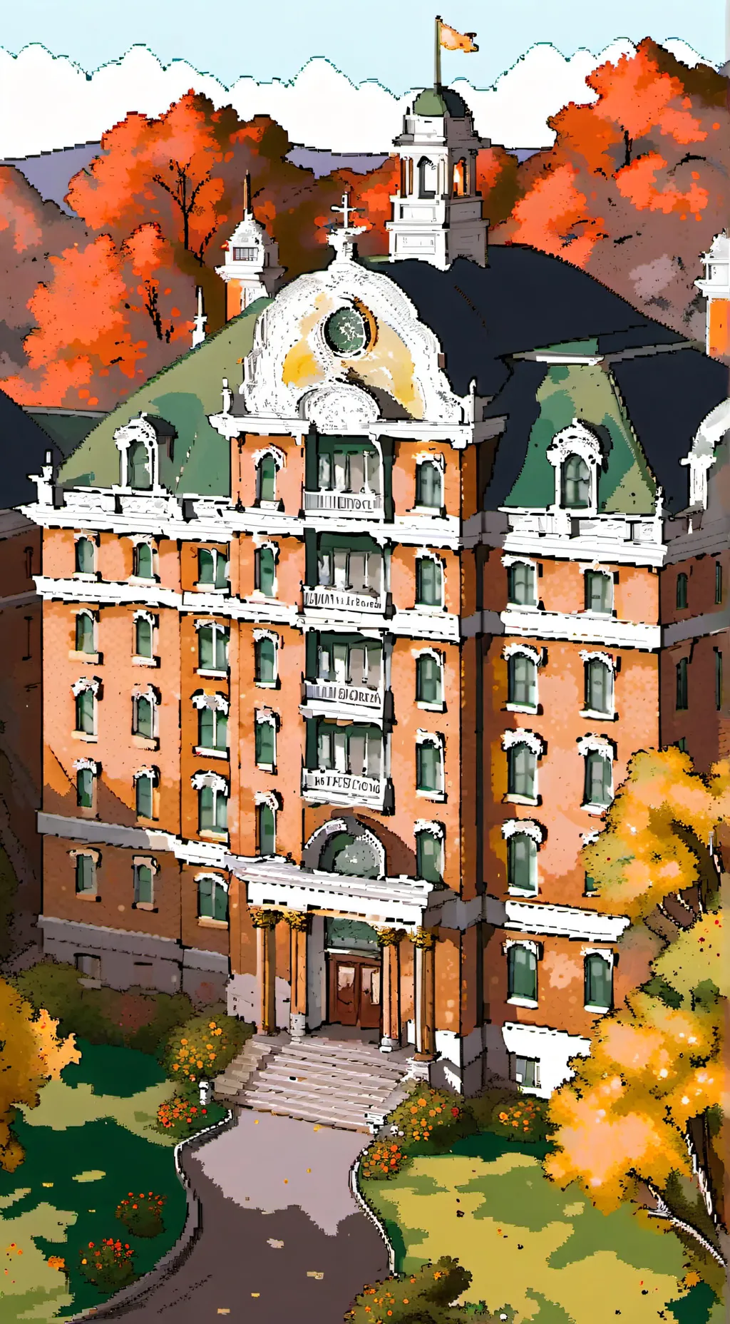 ai character: HASHIRA DORMS background