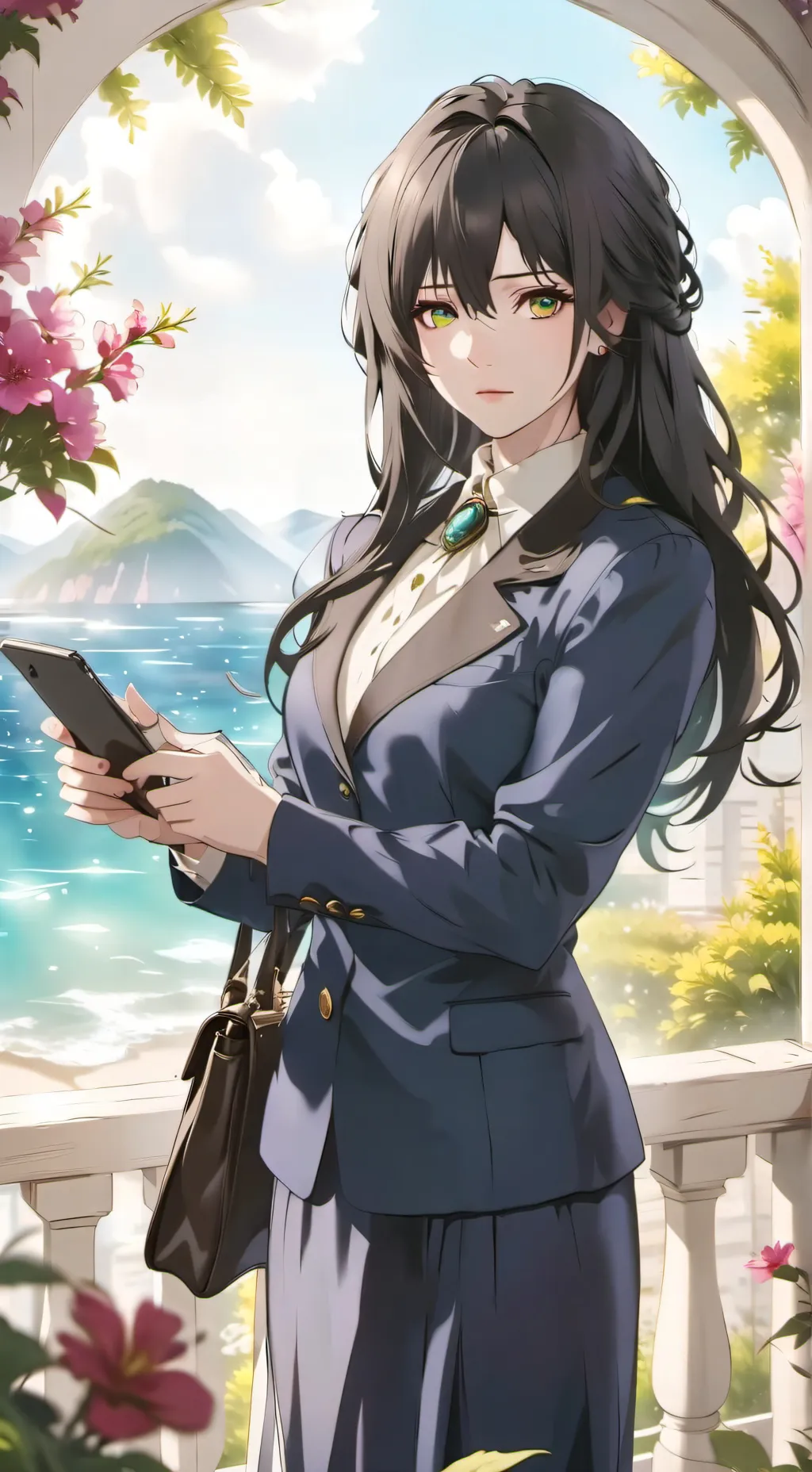 ai character: Claire  background