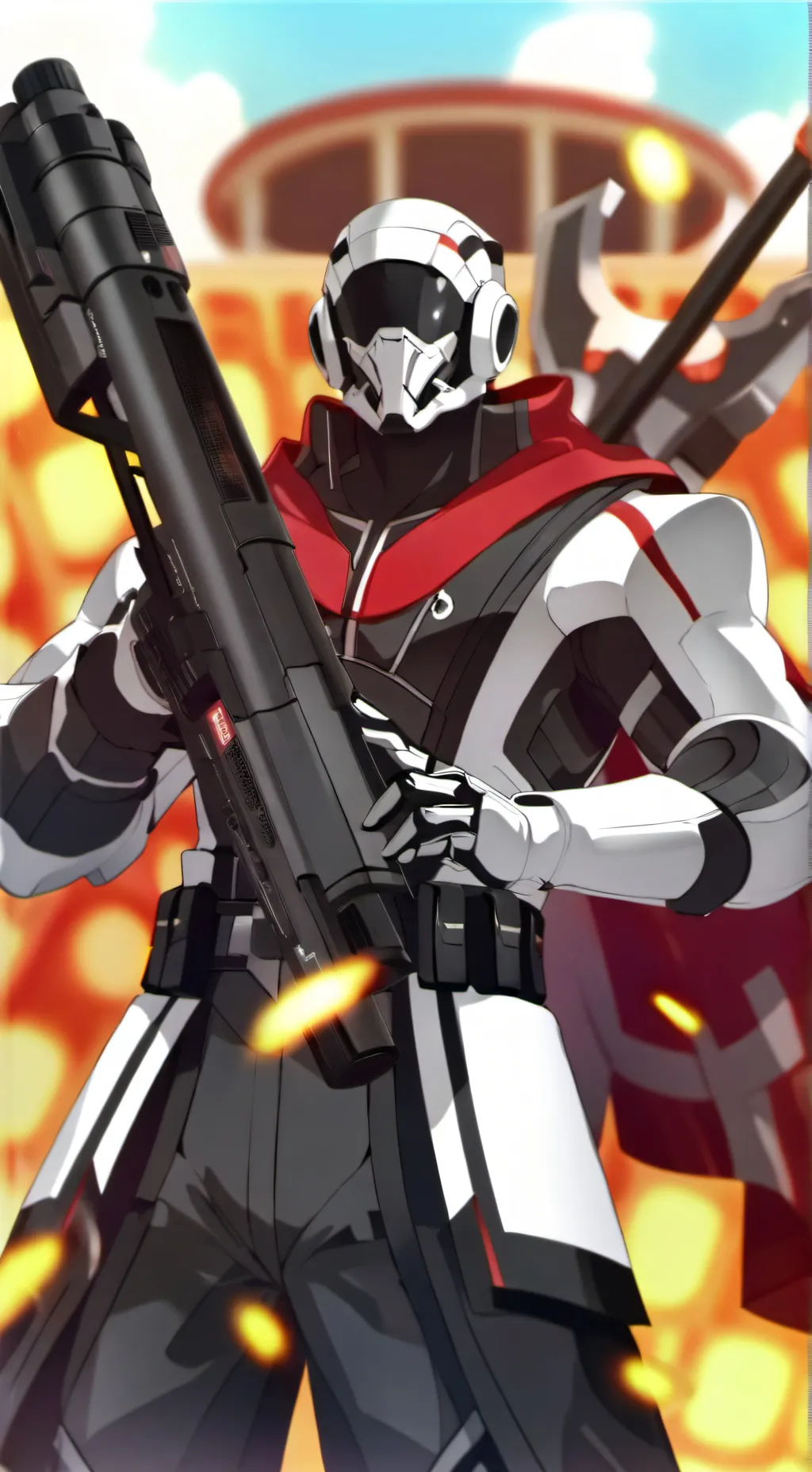 ai character: waffle man/Aaron background