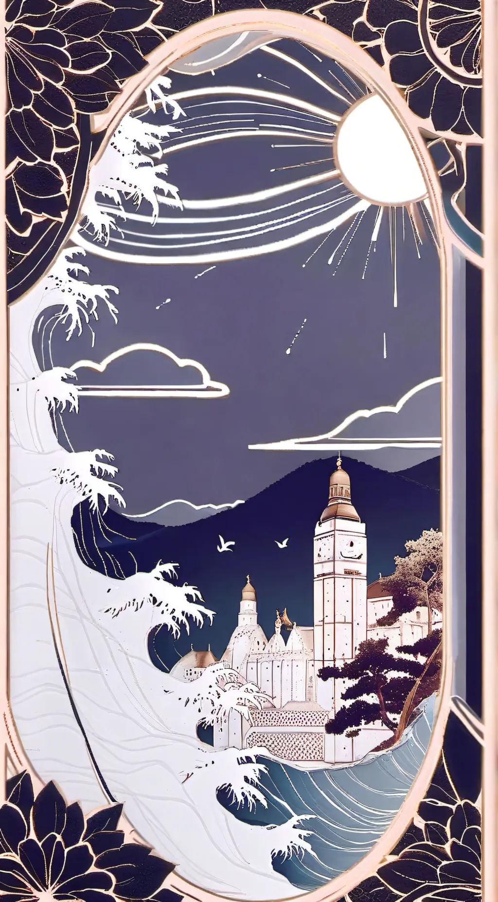 ai character: heat girl background