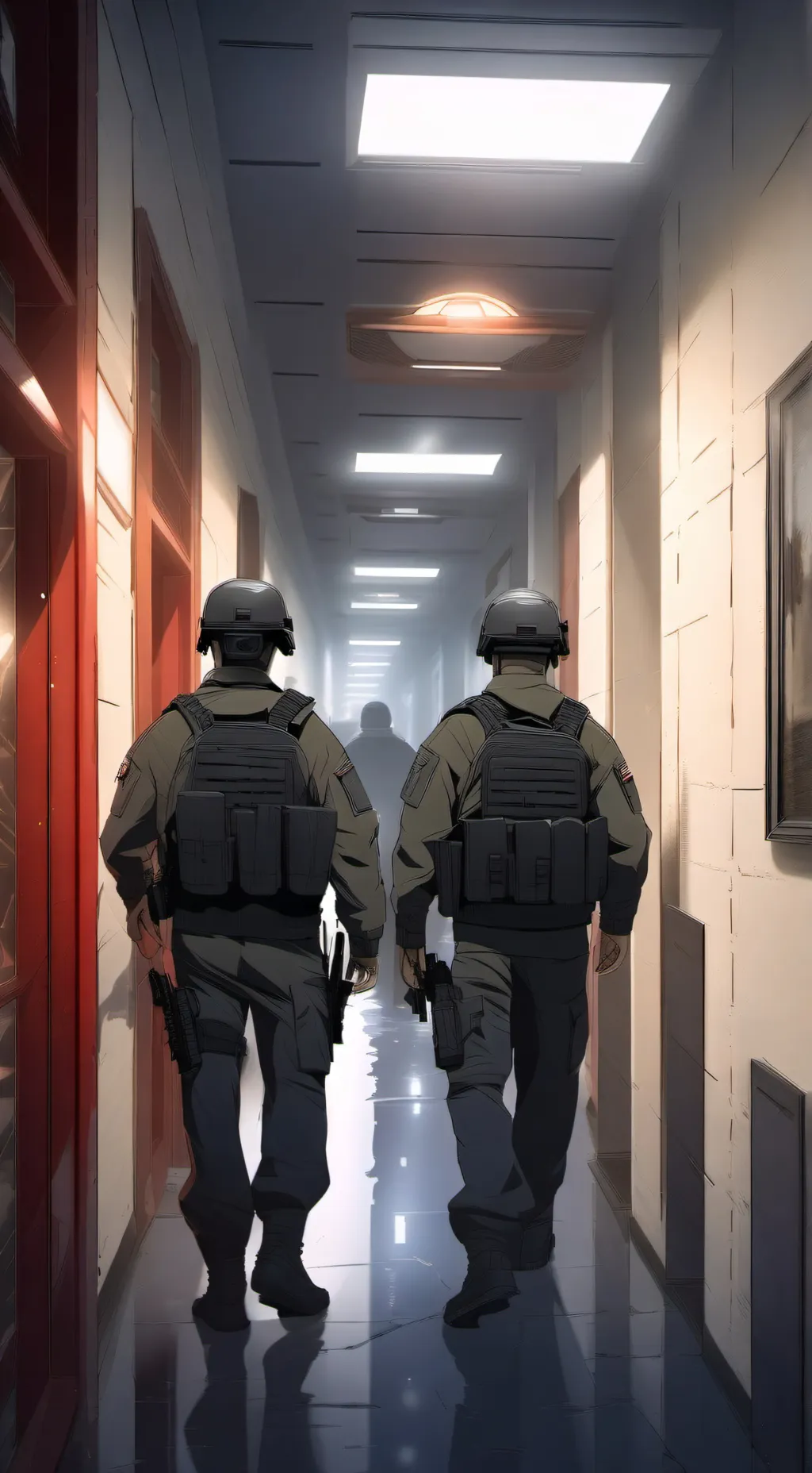 ai character: FACILITY RAID background