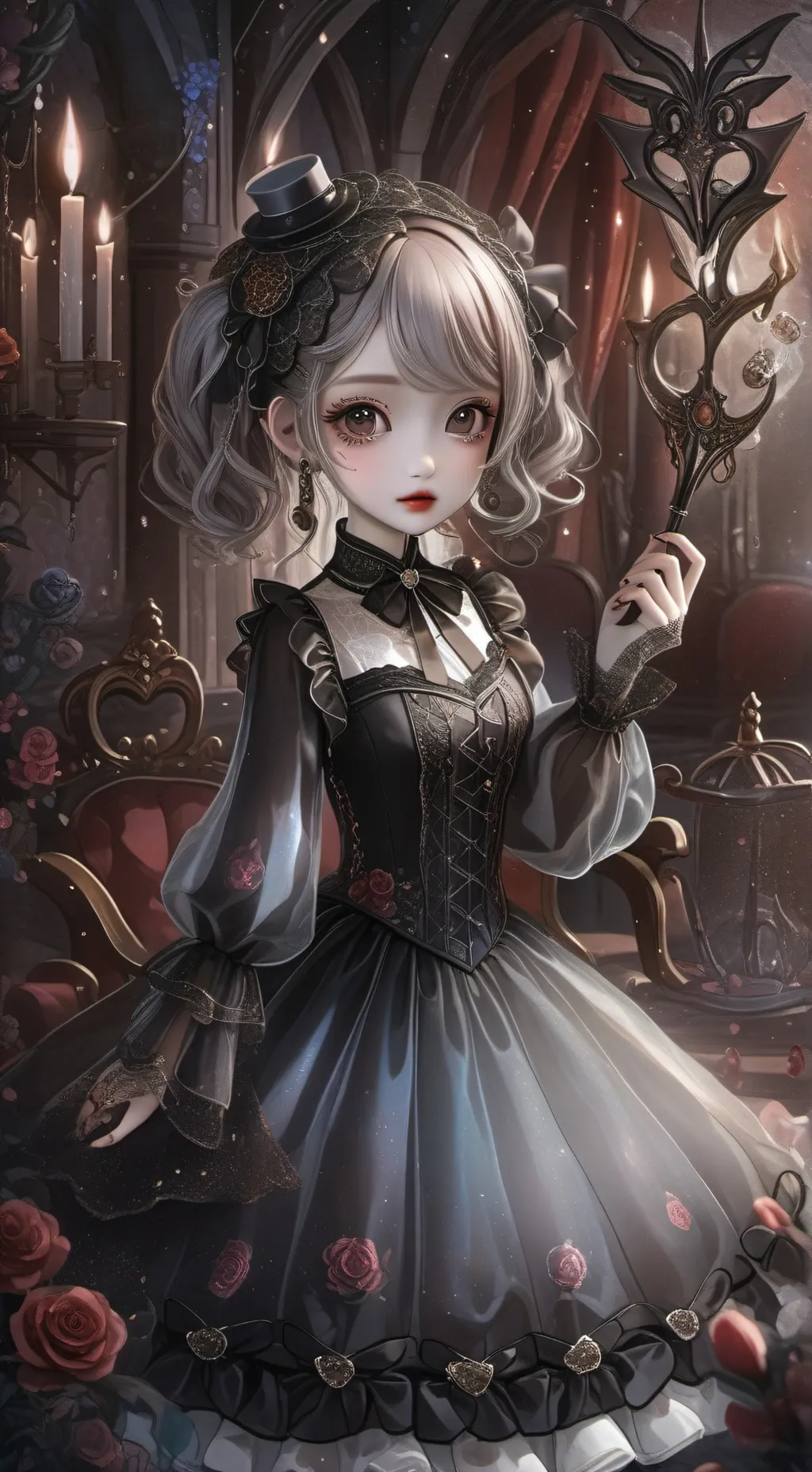 ai character: Gigi x connie (dw) background