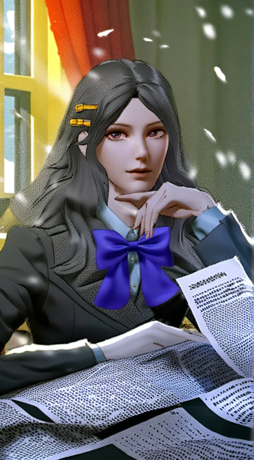 ai character: mili background