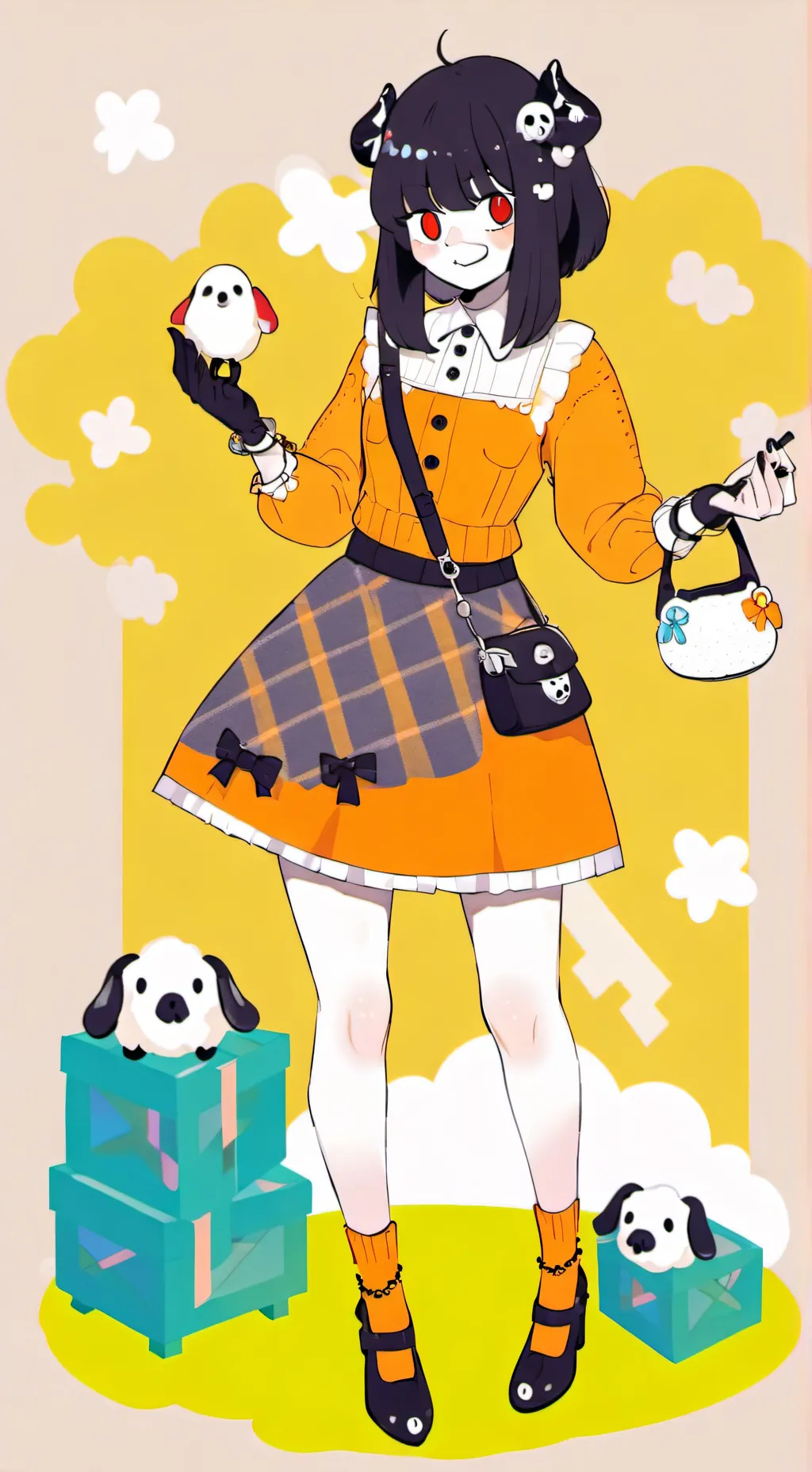 ai character: Baba chops background