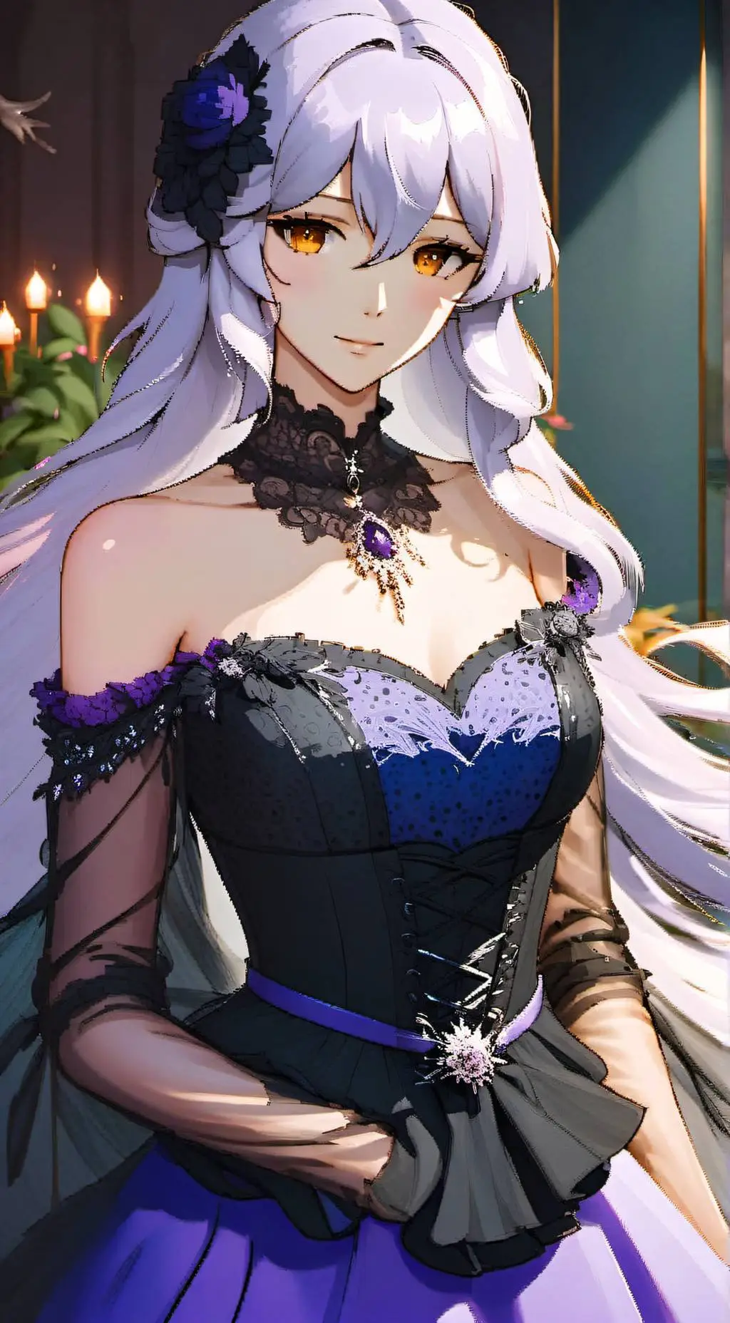 ai character: Black Swan background