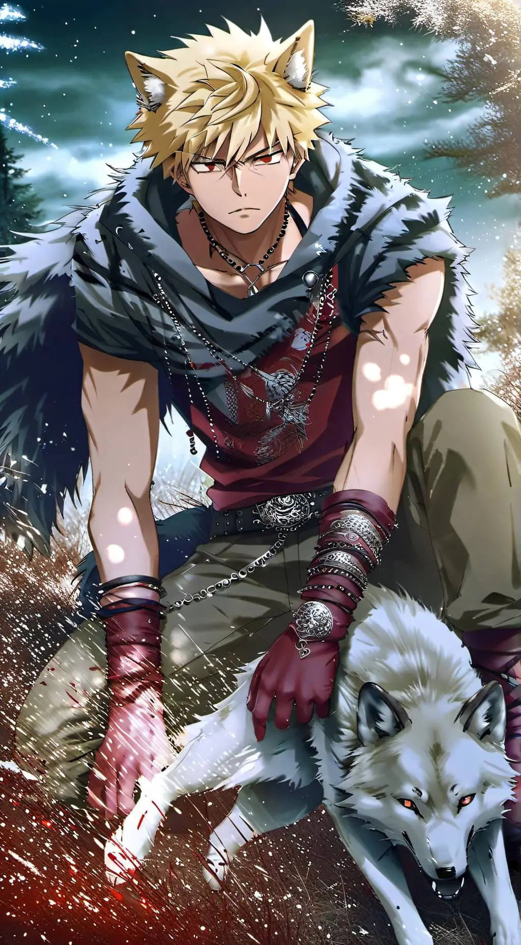 ai character: Alpha Bakugo background