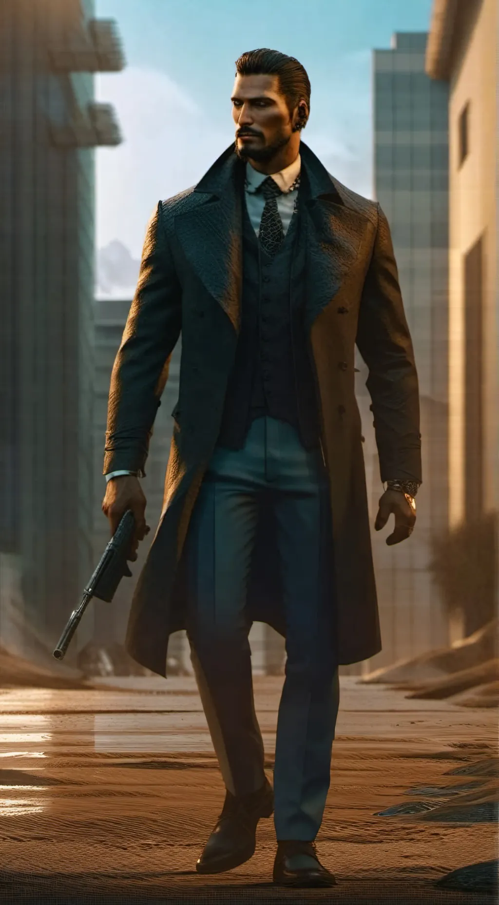 ai character: massimo background