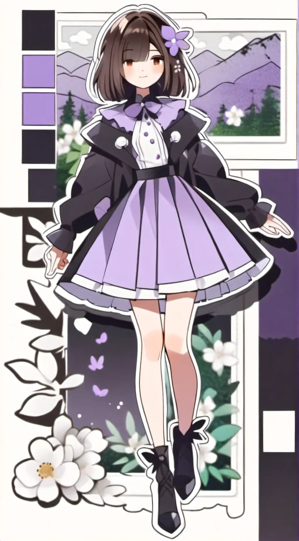 ai character: MHA (care abt u) background