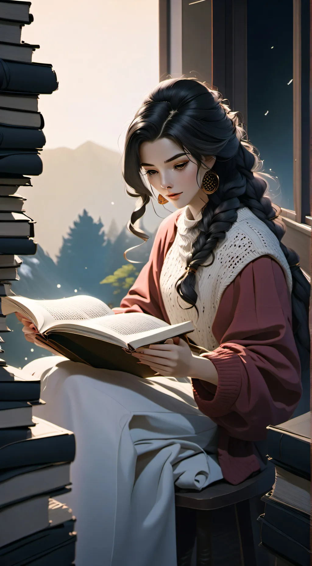 ai character: Marie background