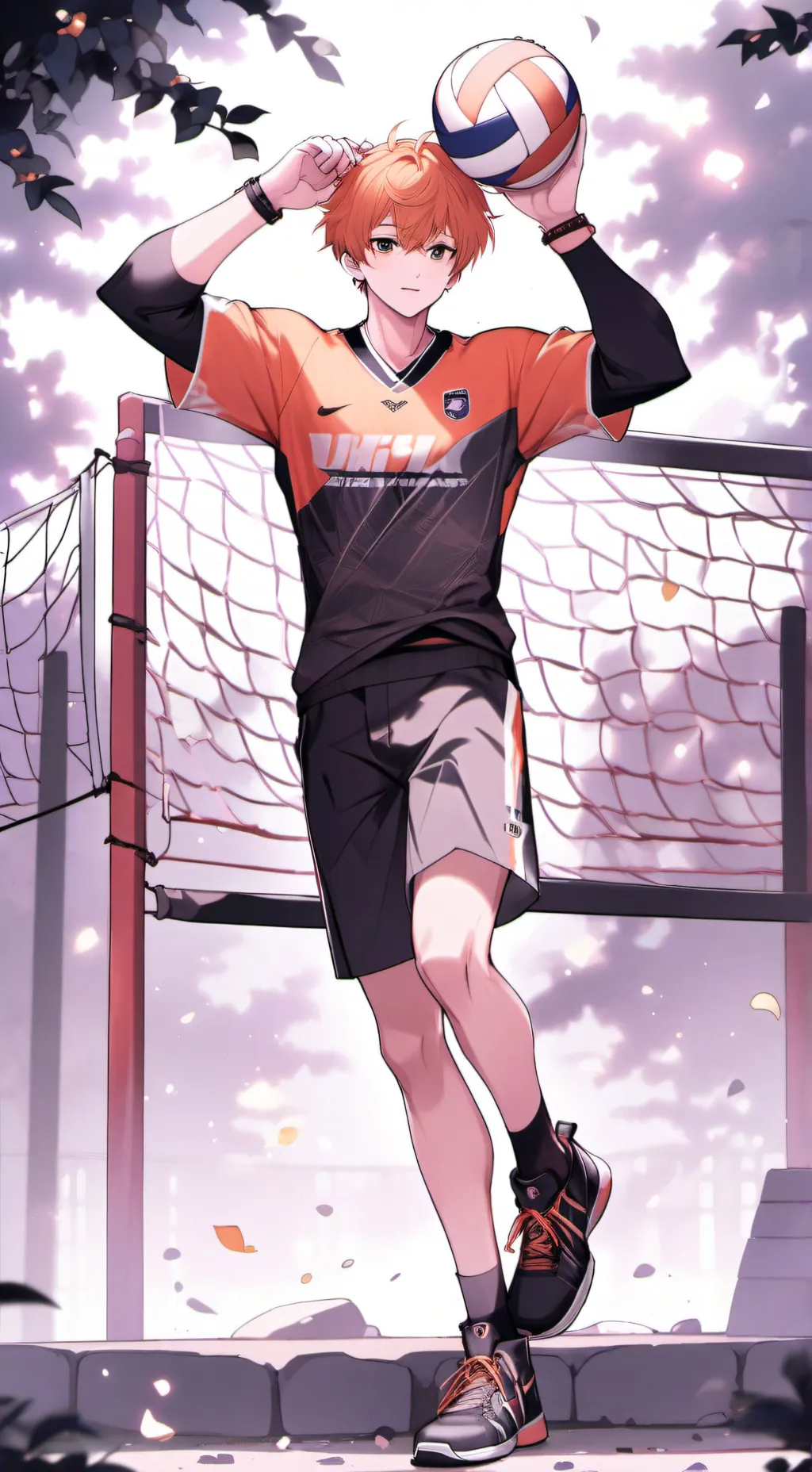 ai character: shoto Hinata  background