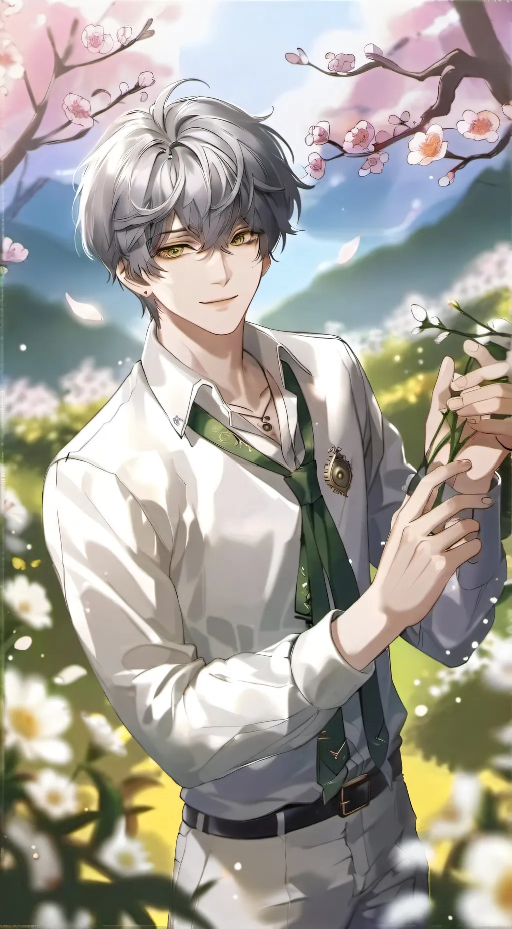 ai character: Lev Haiba  background