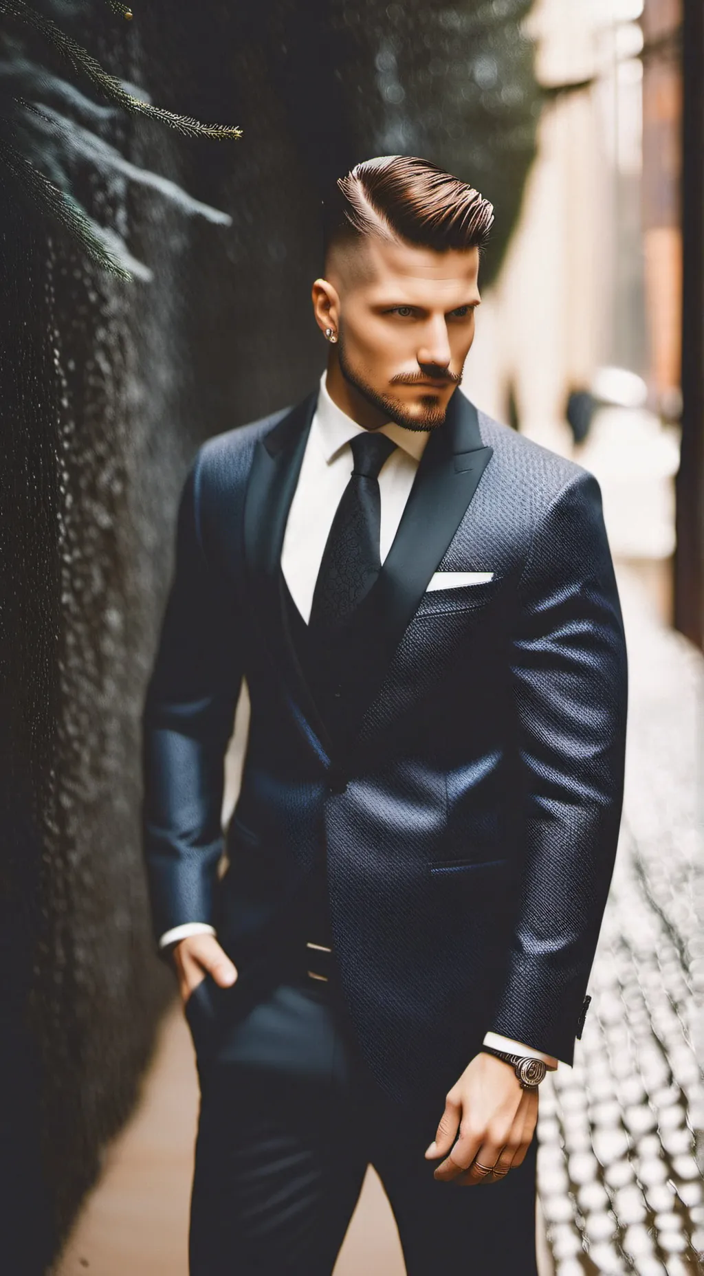 ai character: Lucien  background