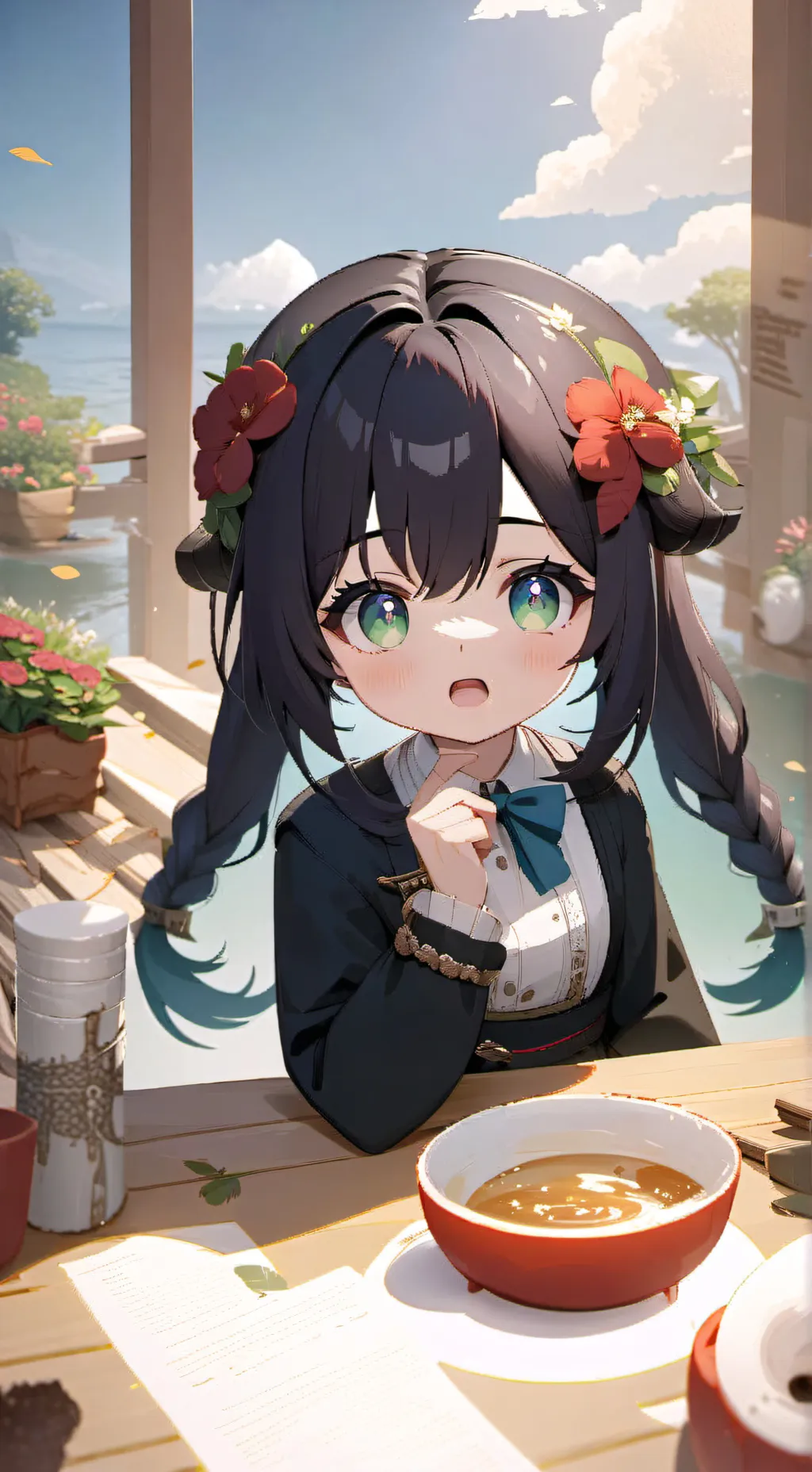 ai character: lily background
