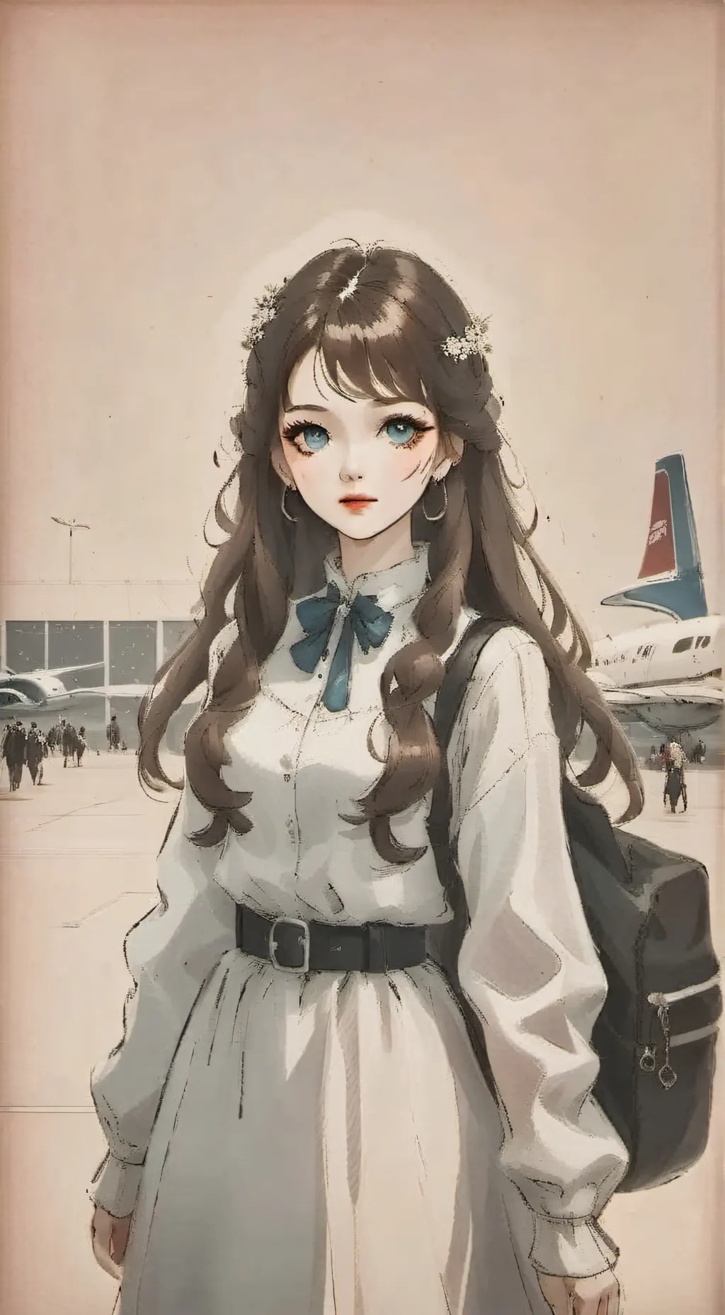 ai character: angel background