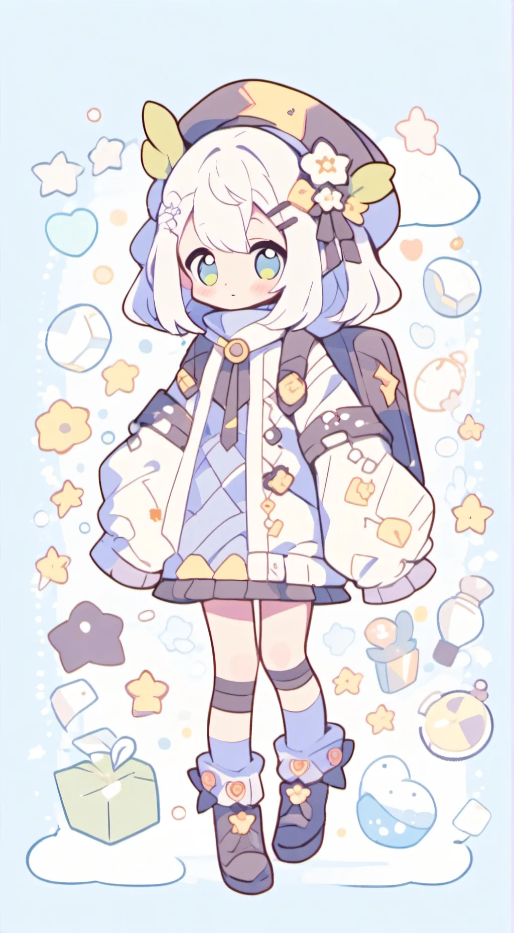 ai character: Clarissa🌚⭐ background
