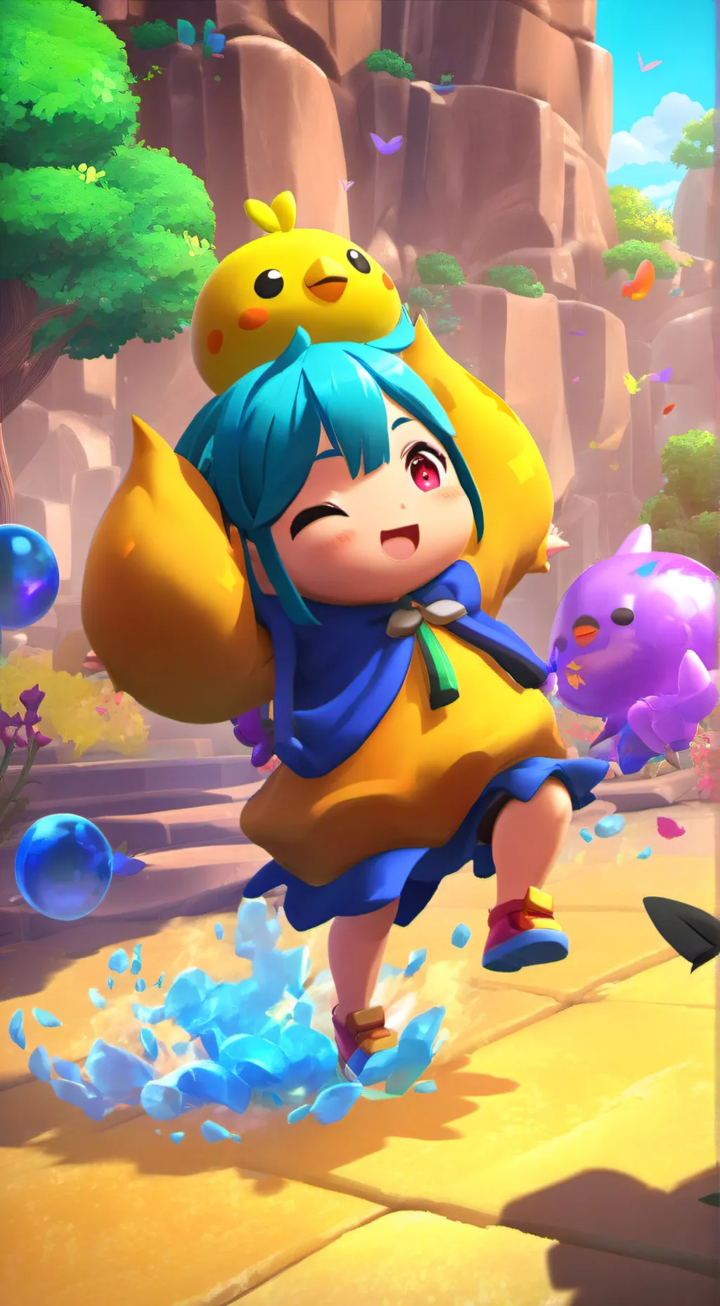 ai character: gacha life background