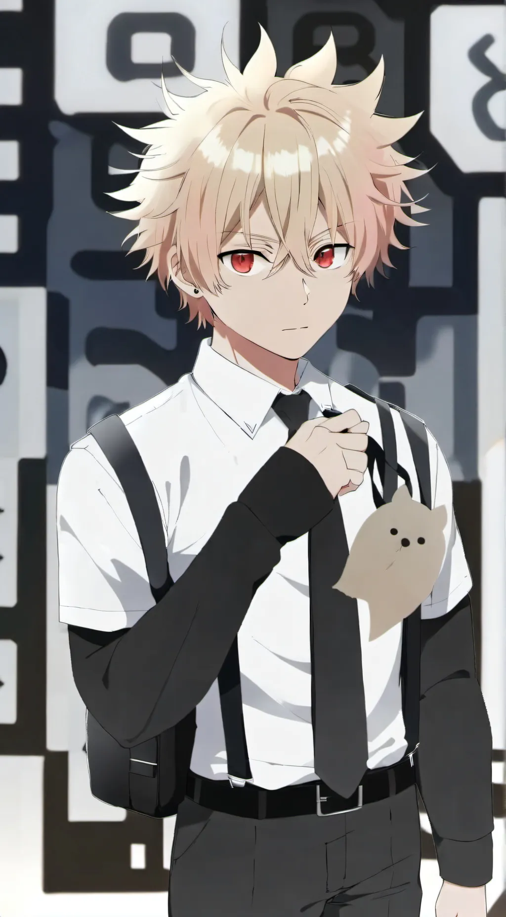 ai character: {katsuki bakugo} background