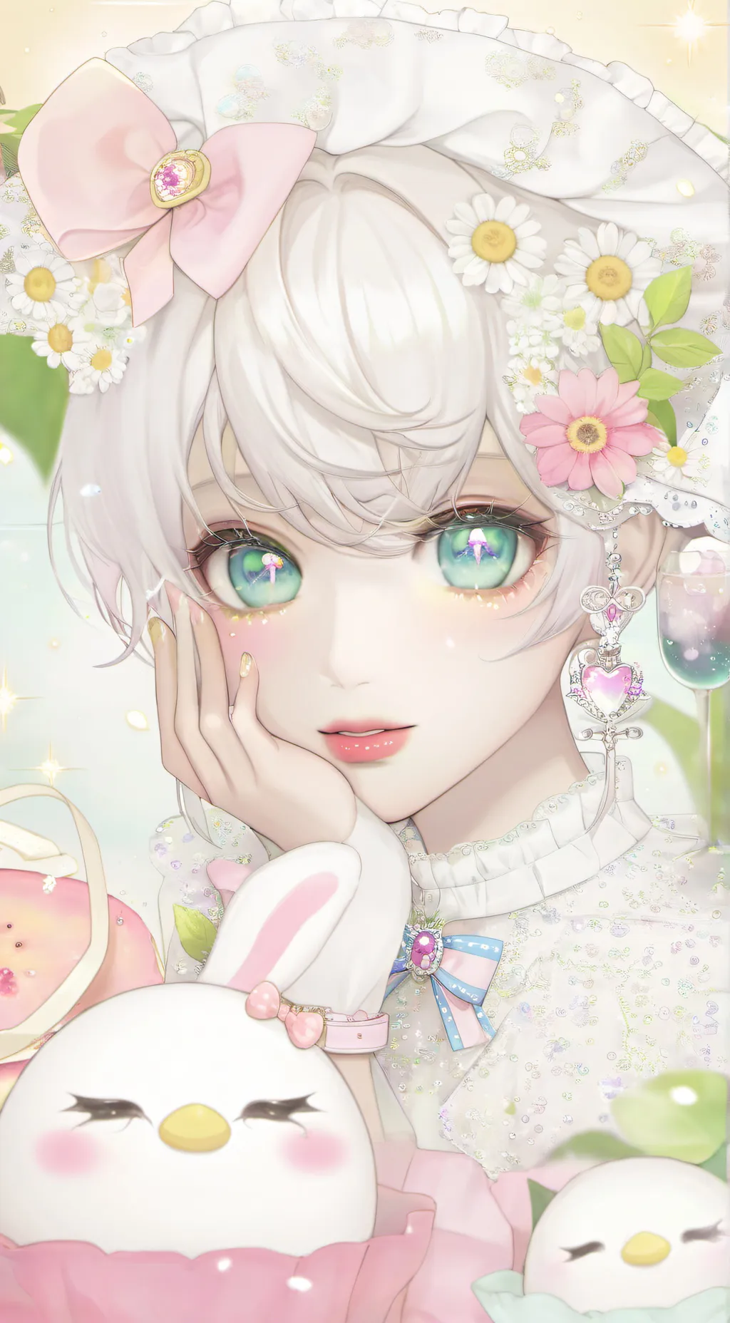 ai character: mollybomb wedding! background