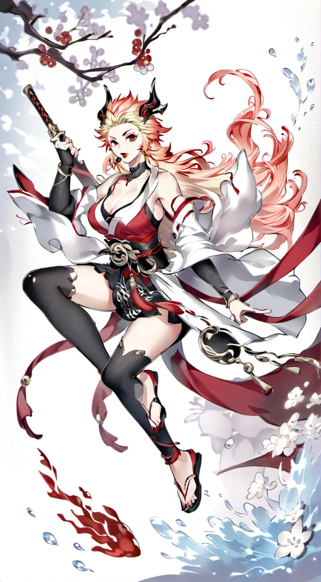 ai character: Female Rengoku❤️ background