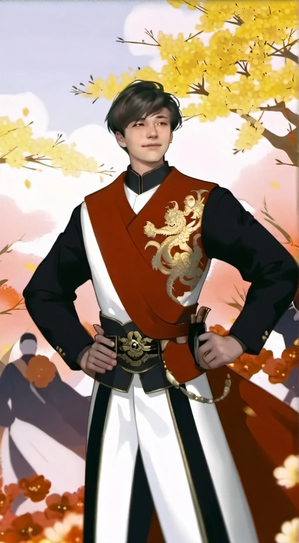 ai character: Sam and Colby  background