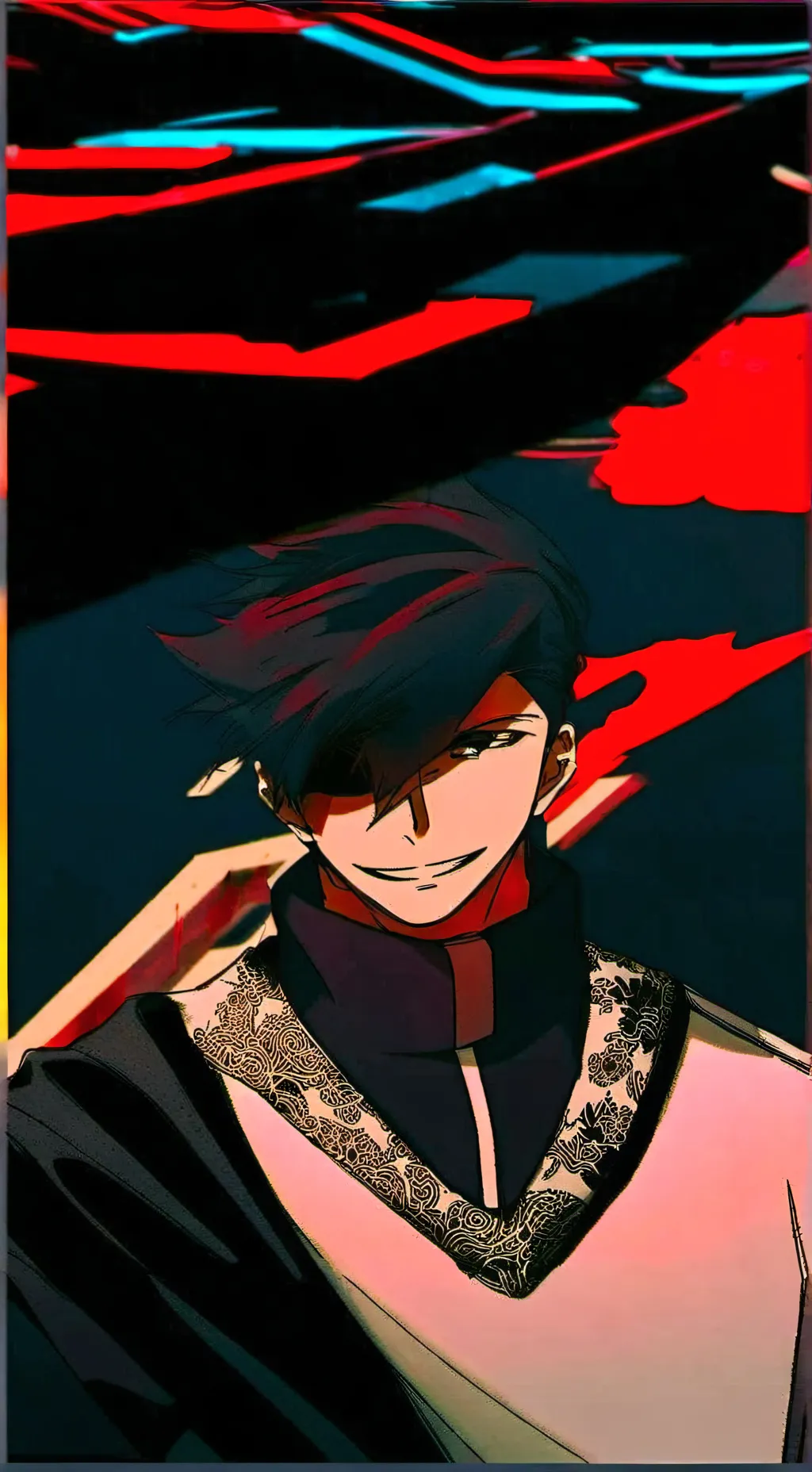 ai character: Sukuna, mangá background