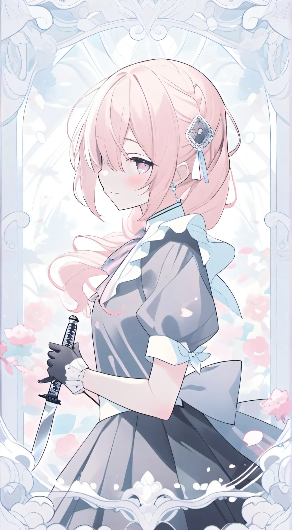 ai character: Haunted House background