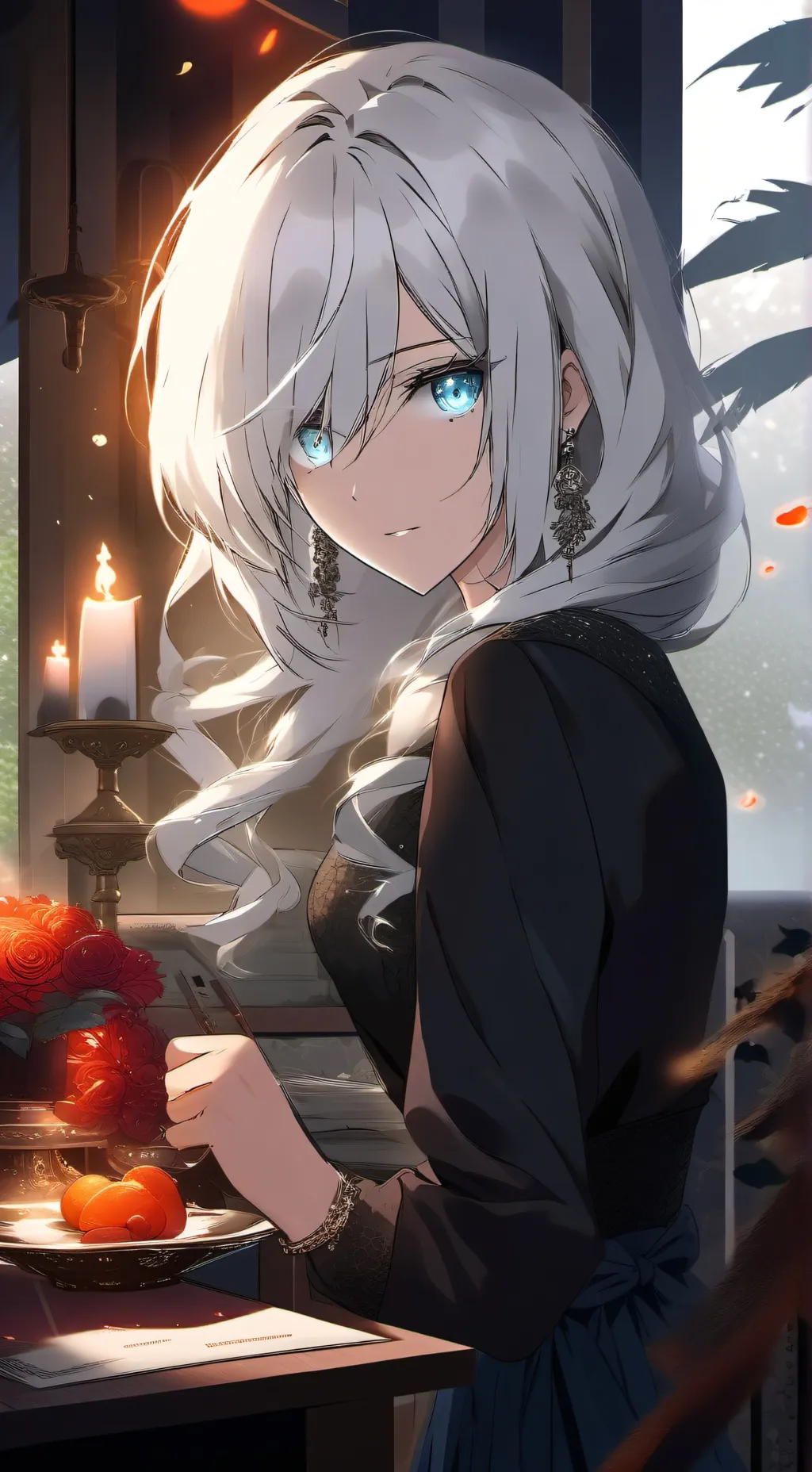 ai character: Luna background