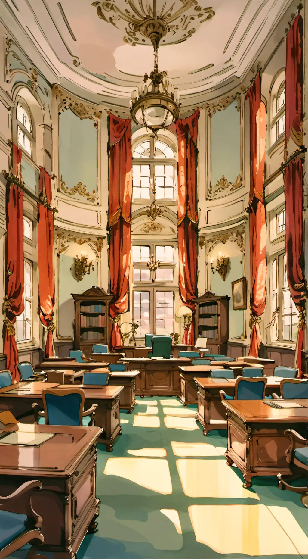 ai character: salle de classe bs background